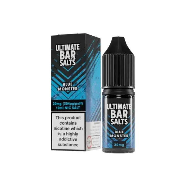 20 mg Ultimate Bar Nic Salt Flavours – 10 ml (50VG/50PG)