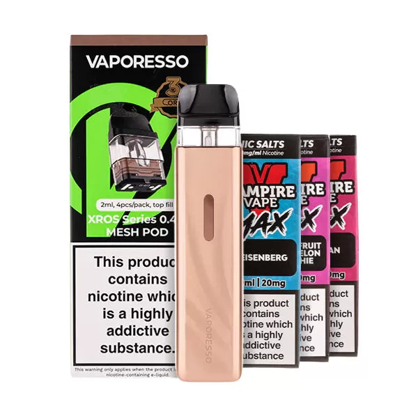 Vaporesso XROS 6 Mini Pod Kit Bundle - Titanium Silver / 1.0ohm - Image 2