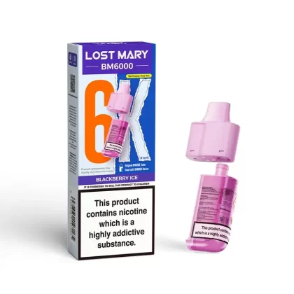 Lost Mary BM6000 Prefilled Pod Blackberry Ice - Ejuicewarehouse