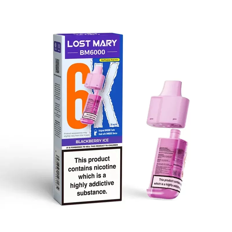 Lost Mary BM6000 Prefilled Pod Blackberry Ice - Ejuicewarehouse
