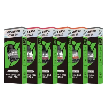 Vaporesso Xros Series Corex 2.0 Replacement Pod Cartridge for Xros / Xros 2 / Xros Mini / Xros 3 / Xros 3 Mini / Xros Nano / Xros 3 Nano / Xros Pro / Xros Cube / Xros 4 / Xros 4 Mini 2ml / 3 (E9FBA1)