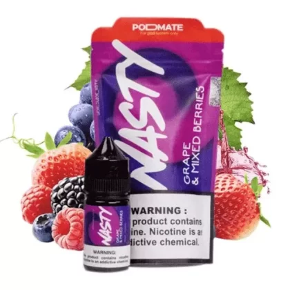 Nasty PodMate Nic Salt – Grape & Mixed Berries - Vapexotic In