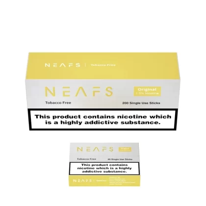 NEAFS Original Carton – 200 Sticks - NEAFS Original Sticks (Nicotine Strength)#1.5>0