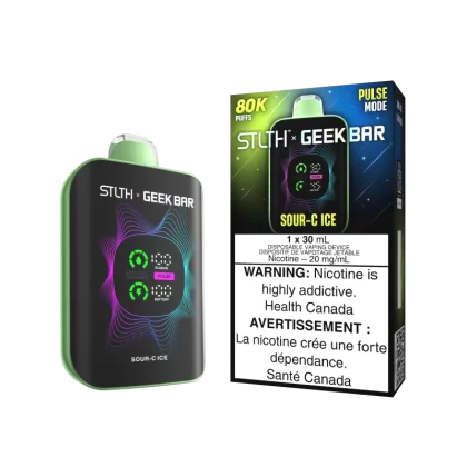STLTH x GEEK BAR - Sour-C Ice - 20 mg/mL (wholeseller) - Excise ON, 20 mg/mL (wholeseller) - Excise AB (E3FAEB)