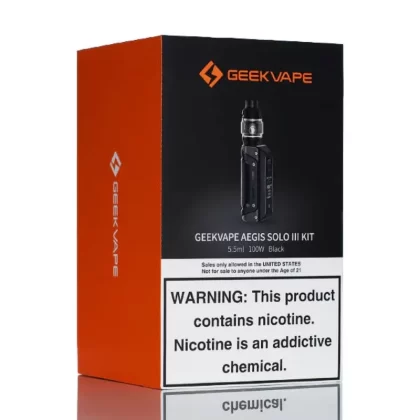 GeekVape Aegis Solo III 100W 18650 Starter Kit - COLOR#Black>Blue>Dark Gray (8795CA)