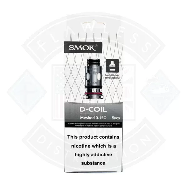 SMOK D-Coil Series Replacement Coil (5pcs/pack) - Type#Meshed 0.15ohm>Meshed 0.23ohm>Meshed 0.4ohm