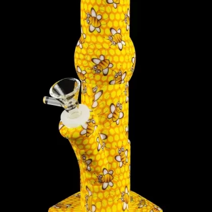 BONGS USA Honey Bee Silicone Water Pipe - Vape Store
