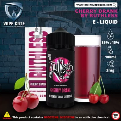 CHERRY DRANK BY RUTHLESS - 3 mg / 120 ml