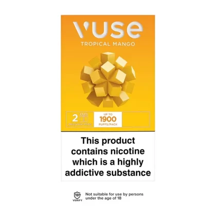 Vuse Pro Tropical Mango Pods (2 Pack) - Strength#12mg>18mg (96A30E)