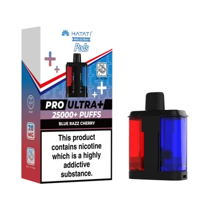 Blue Razz Cherry Hayati Pro Ultra Plus Refill Pack - 10mg - Vape Product