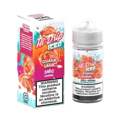 Hi Drip Series Guava Lava Chilled Vape e-Liquid 100mL - Vape Product, Vape Product (E20B09)