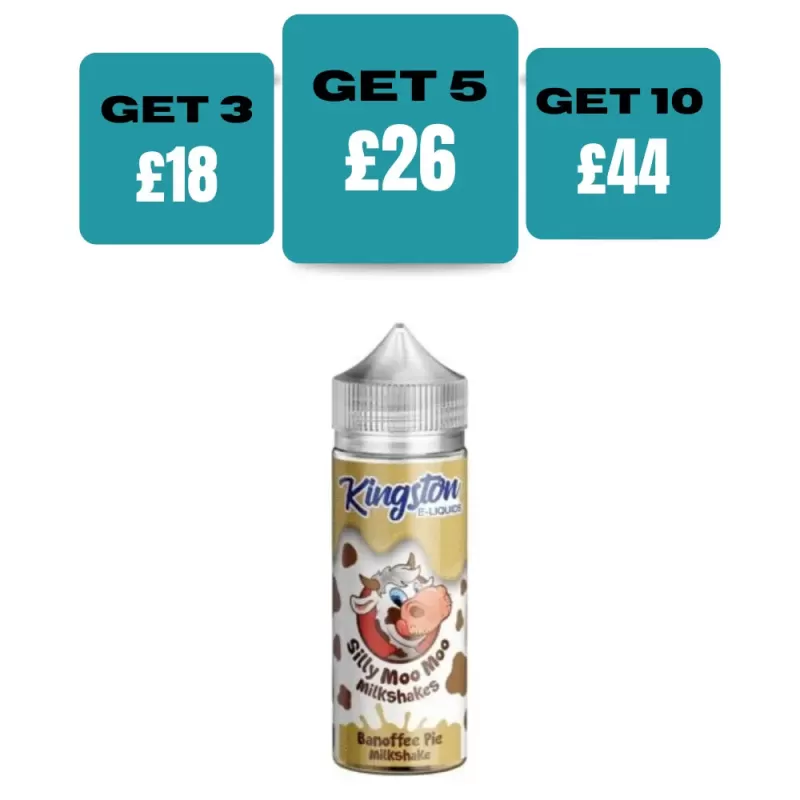 Kingston Silly Moo Moo Edition 100ML E-Liquid Shortfill