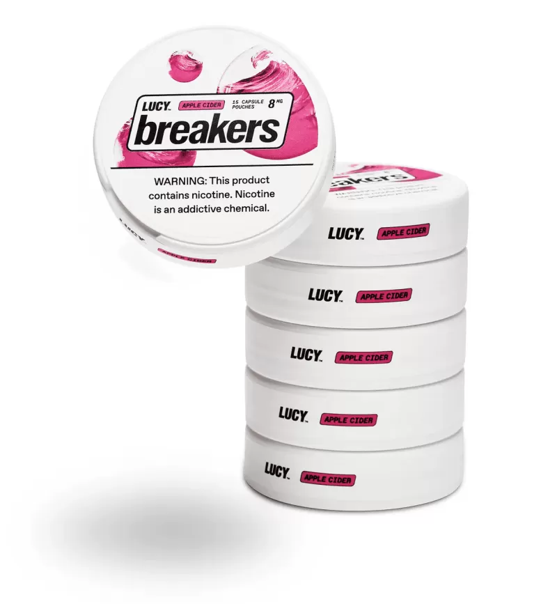 Lucy Breakers Nicotine Pouches - Apple Cider 4mg, Apple Cider 8mg - Image 2