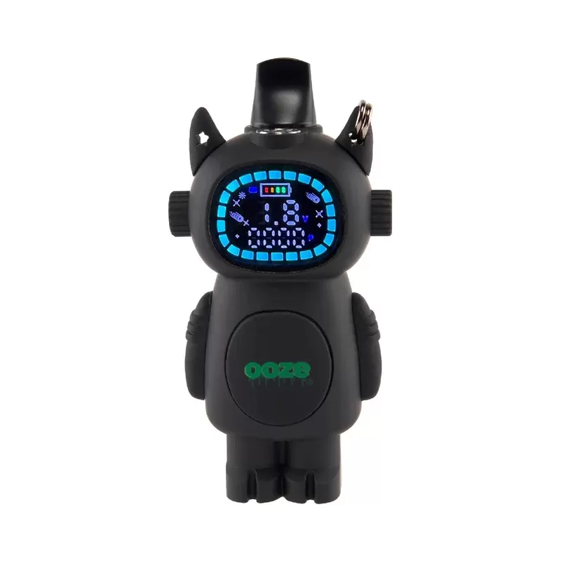 Ooze Bot Character Vape Battery - Color#Black>Aloha>Strawberry>Purple Haze (0E4D6E)