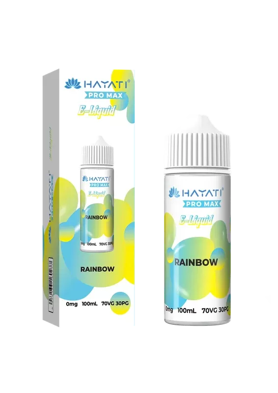 RAINBOW HAYATI PRO MAX E-LIQUID 100ML NO NICOTINE