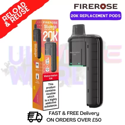 Watermelon ICE Firerose SlideGo 20K Replacement Pods