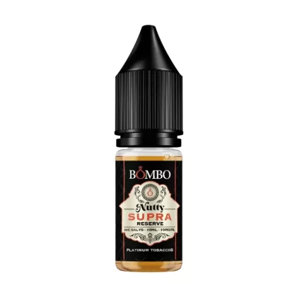 Bombo Nutty Supra Reserves Nic Salt vape Juice - 10 Pack - Strength 10mg