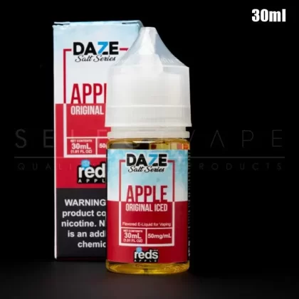 7Daze – Reds Apple Iced Nic Salt 30ml