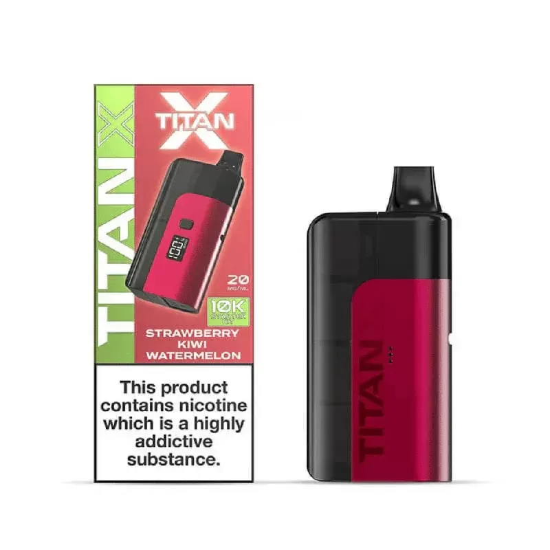 Titan X Prefilled Pod Kit Strawberry Kiwi Watermelon - Nicotine Strength#20mg (BB1F31)