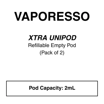 VAPORESSO XTRA UNIPOD (2 PACK) - 0.8 ohm, 1.2 Ohm