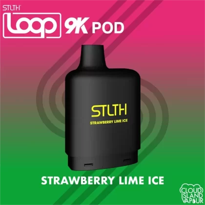STLTH LOOP 9K Pod Pack – Strawberry Lime Ice