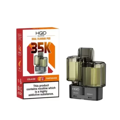 HQD Glow Air 35K Prefilled Pod Cola Ice / Fantasi Ice - Nicotine Strength#20mg (843A46)