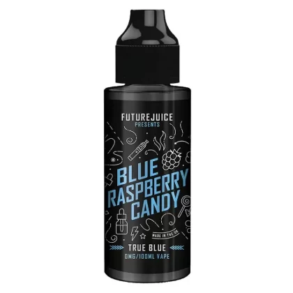 Blue Raspberry Candy 100ml Shortfill E-Liquid by Future Juice - Ecigpremium