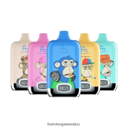 Fumot Digital Box 12000 cápsulas de vapeo desechables – 20 ml (1 pieza) frambuesa agridulce H0XPTX122 Fumot Mexico