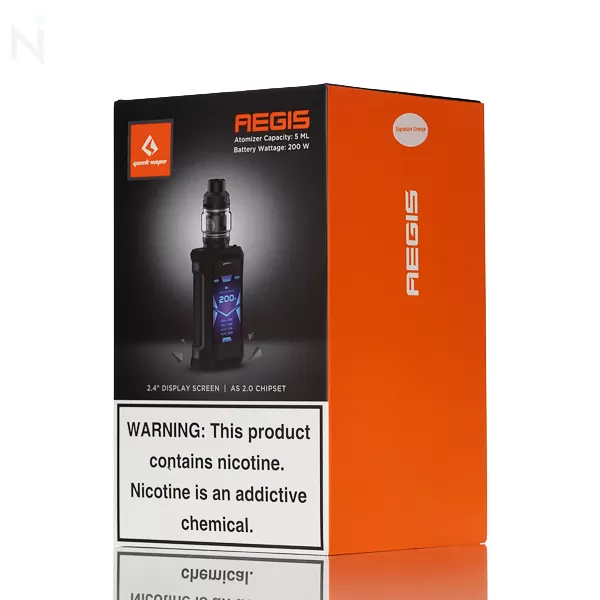 GeekVape Aegis X 200W Zeus Starter Kit - Signature Orange - Image 3