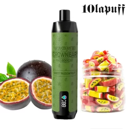PUFF 18000 VAPME CROWN BAR – Bonbon Fruits de la Passion