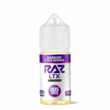 Raz LTX Salt Pre-Steeped Bangin’ Sour Berries 30mL