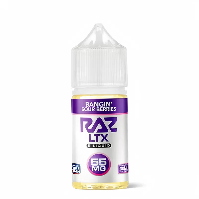 Raz LTX Salt Pre-Steeped Bangin’ Sour Berries 30mL