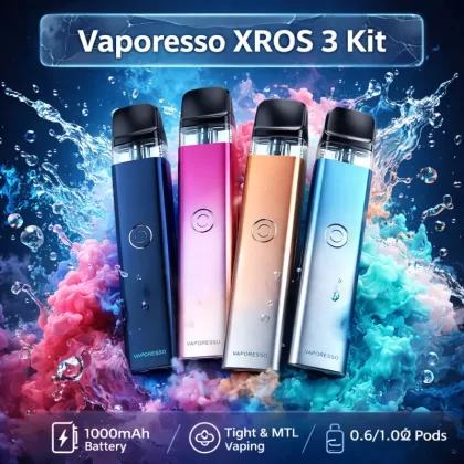 Vaporesso XROS 3 Kit - Black - Vapeciga
