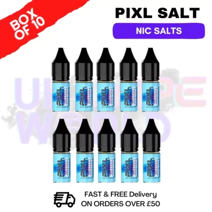 Blue Raspberry Pixl Nic Salt Box Of 10