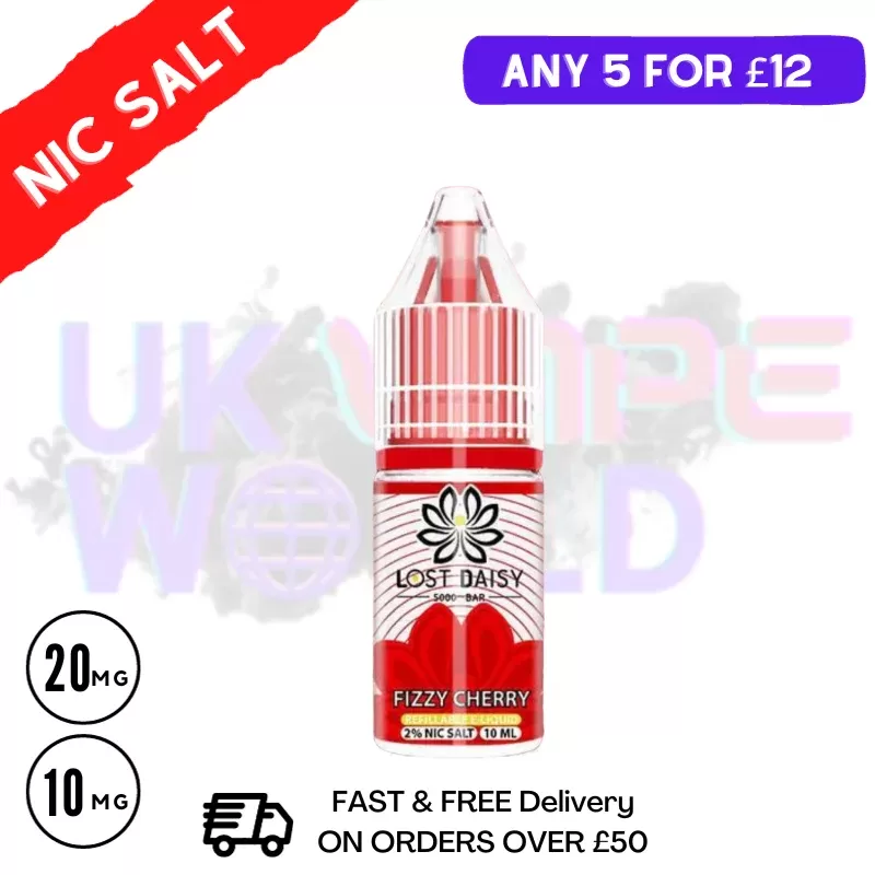 Fizzy Cherry LOST Daisy Nic Salt 10ML eLiquid