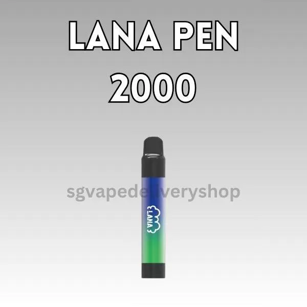 Lana Pen 2000 Puffs - Mango MIlkshake - Sgvapedeliveryshopsecure