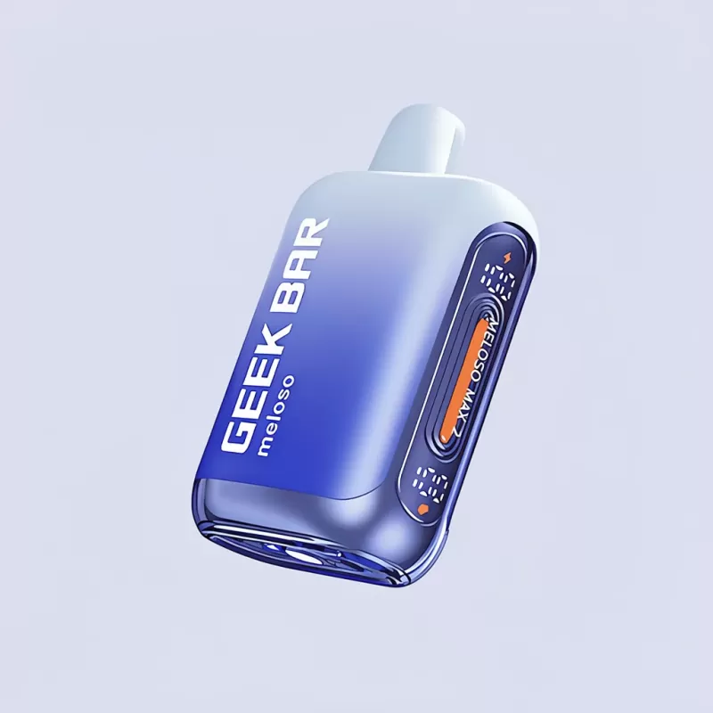 Geek Bar Meloso MAX 2 12K Disposable – Adjustable Airflow - Blue Razz Ice, Cool Mint; Vape Product