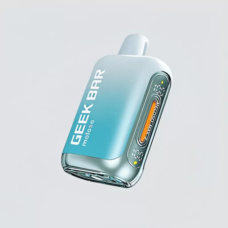 Geek Bar Meloso MAX 2 12K Disposable – Adjustable Airflow - Blue Razz Ice, Cool Mint; Vape Product - Image 2