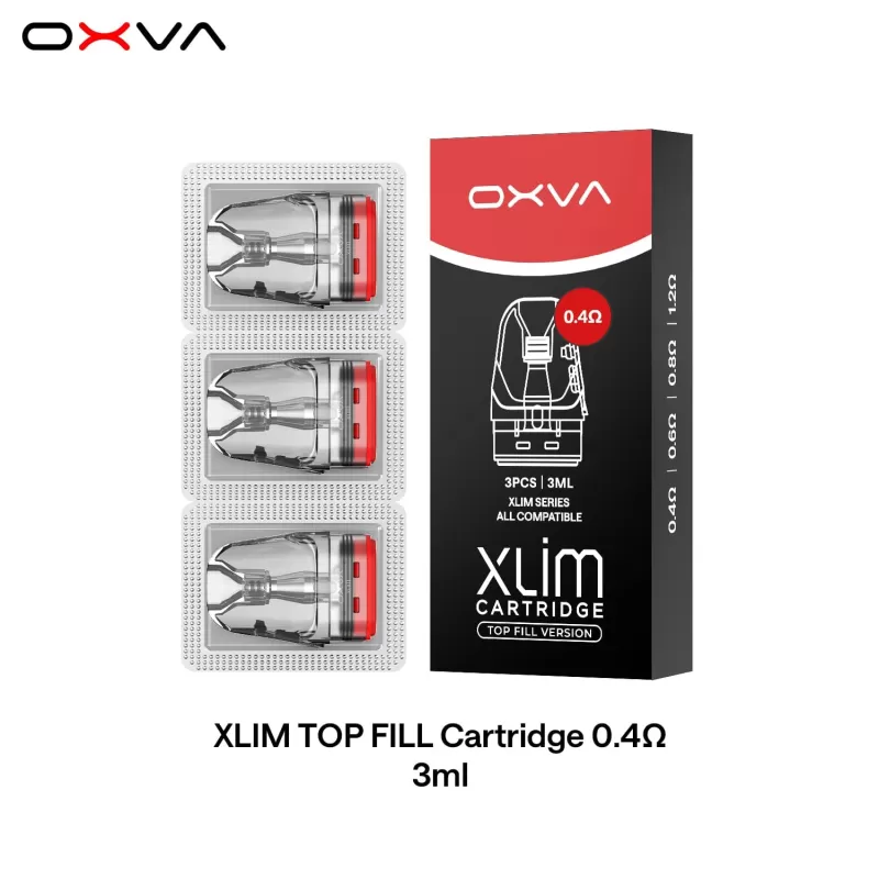OXVA Xlim Top Fill Replacement Pods - 0.6ohm XL 3ml