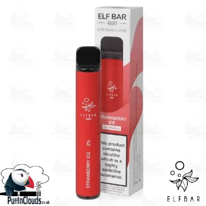 Strawberry Ice ELFBAR 600 Disposable Pod