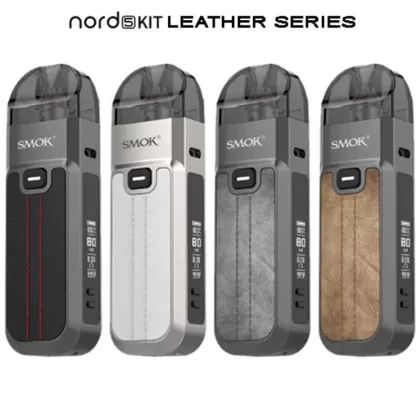 SMOK Nord 5 Pod Vape Kit - Beige White Leather Kit
