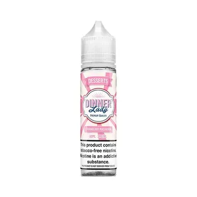 Strawberry Macaroon by Dinner Lady Tobacco-Free Nicotine Series E-Liquid