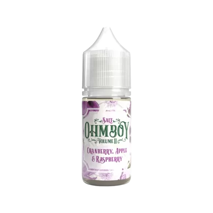 Cranberry Apple and Raspberry Nic Salt E-Liquid by Ohm Boy Volume II - 20MG (Discontinued) - Ecigwizard