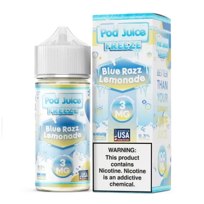 Pod Juice FREEZE - Blue Razz Lemonade - 100ML E-Liquid