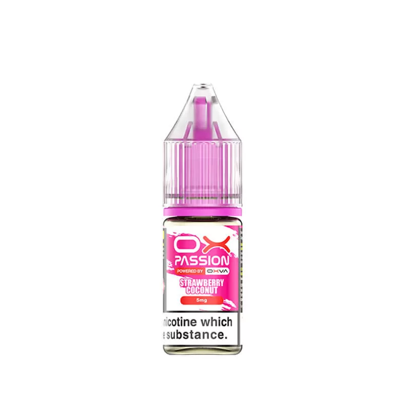 Ox Passion Strawberry Coconut Nic Salts E-Liquid 10ml - 10mg