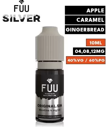 Original Sin eLiquid by FUU Silver - 04mg / 10ml