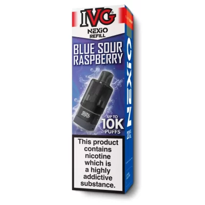 Blue Sour Raspberry Nexio Refill Pod by IVG - Ecigarettedirect Co