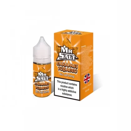 Mr Salt Caramel Tobacco 10mg / 20mg Salt Nicotine E Liquids - Vapourdays Co