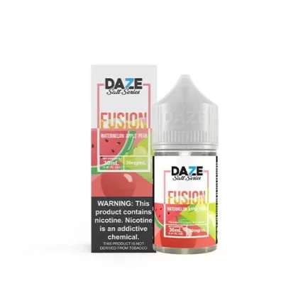 7 Daze Fusion Watermelon Apple Pear 30ml Nic Salt Vape Juice - Vape Product, Vape Product