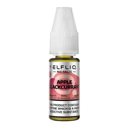 Apple Blackcurrant By Elfliq 10ml Salts - Nicotine Strength#5mg (Salt)>10mg (Salt)>20mg (Salt) (2F8014)